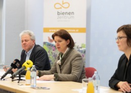 Agrar-Landesrätin Michaela Langer-Weninger bei der Präsentation der Bienenwanderbörse