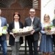 GEO-Obmann Ewald Mayr, LRin Michaela Langer-Weninger, LK OÖ-Präsident Franz Waldenberger, Michaela und Rudolf Hofmann (Biohof Hofmann)